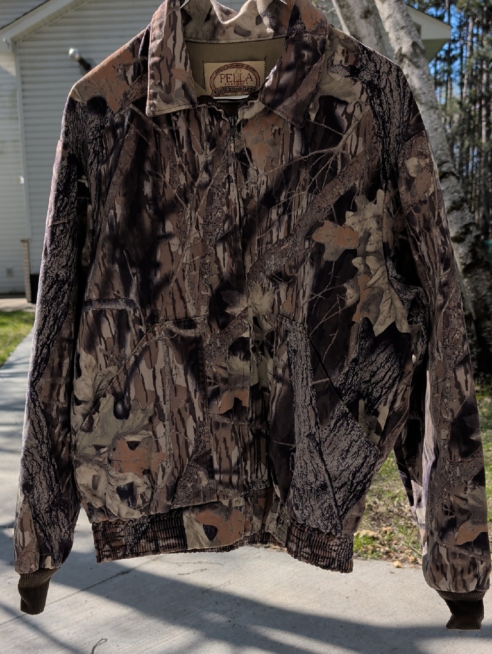 PELLA Camo Hunting Jacket Men's Large